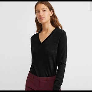 Theory LS Rib Top K Knit Alice Color Space